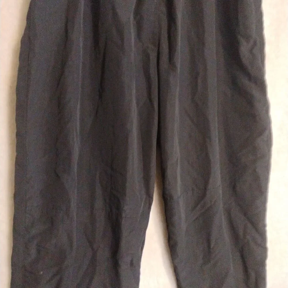 US Military IPFU Physical Fitness Training Wind Breaker Pants XL Black Nylon 90s